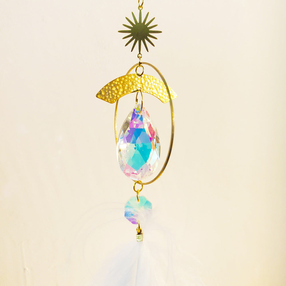 Wholesale Copper Sun Catcher Crystal Car Pendant